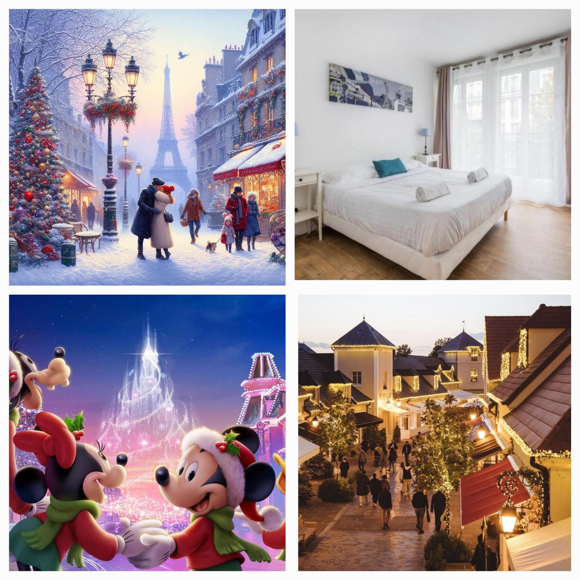 Disney, Very Spacious Comfortable 3 Bedrooms Family Apartment, 8 Pers, Wifi, Netflix Chessy  Exterior foto